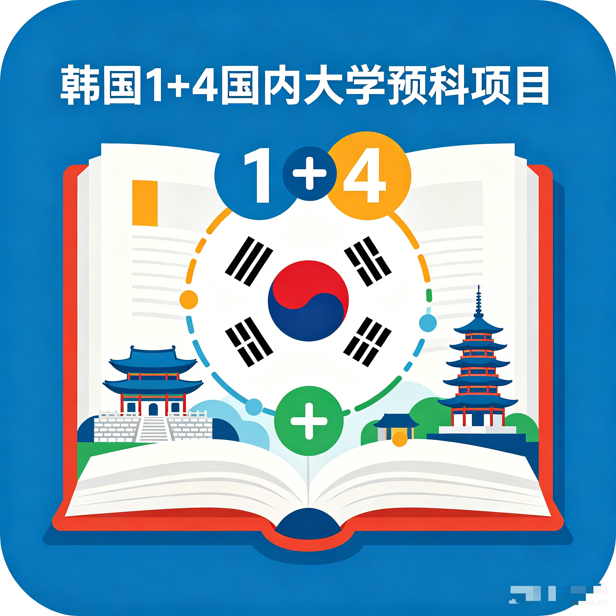 江苏韩国留学1+4国内大学预科项目